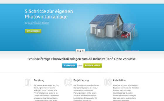 Solarcenter Hessen Webseite