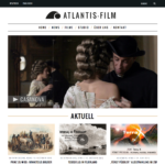 Webseite für Filmproduktionsfirma Atlantis-Film